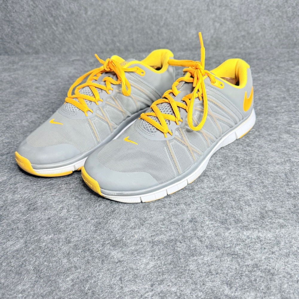 Nike‎ Free Trainer 3.0 V2 Mens 9 Grey University Gold Running Shoes 630856-008